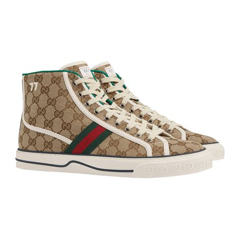 sneakers gucci uomo alte|gucci running shoes for men.